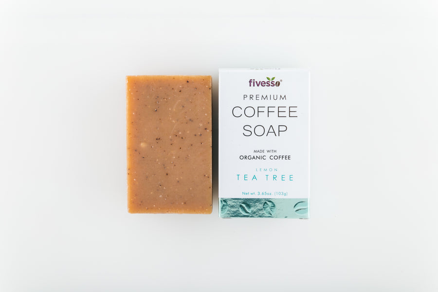 Lemon Tea Tree - Premium Coffee Soap Bar