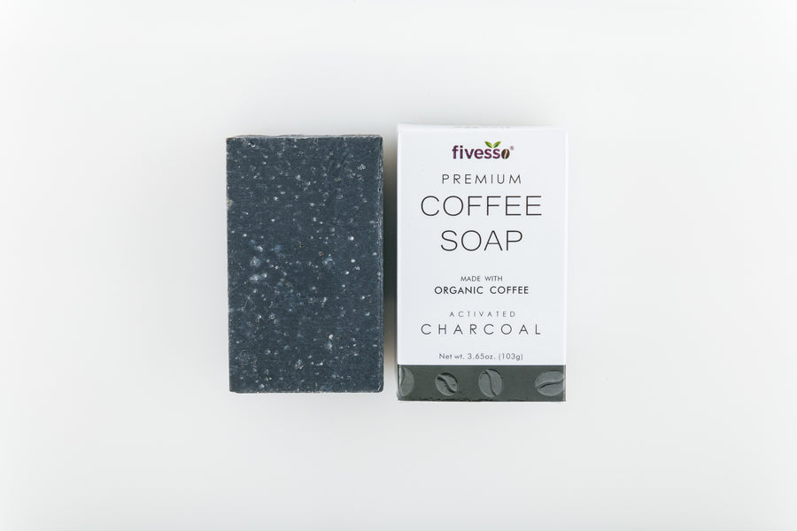 Fivesso Starter Package: Organic Coffee Soap and Coffee Body Scrub