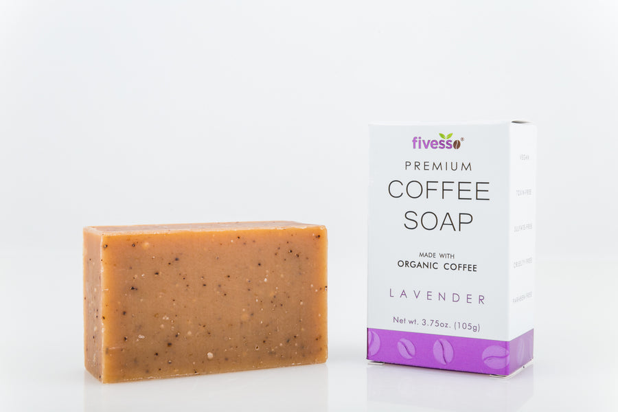 Lavender - Premium Coffee Soap Bar