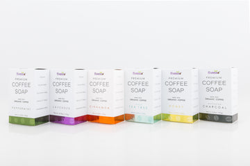 Variety Coffee Soap Package: 6 Pack of Coffee Soap Bars